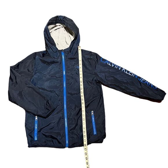 Calvin Klein Jeans Blue Lightweight Jacket, Size YL, EUC - Picture 5 of 7